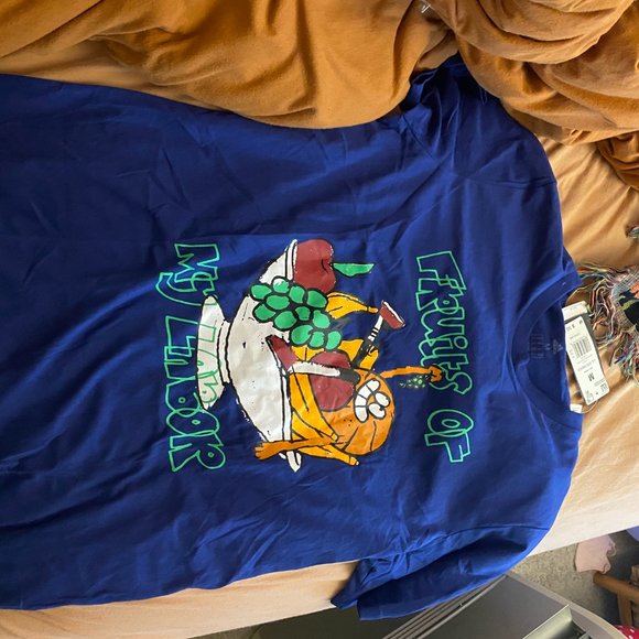 Adidas LIL Stripe Fruits FRUITS OF MY LABOR Graphic T-Shirt - Picture 2 of 2